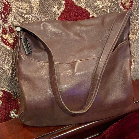 Coach Handbags - Brown Leather Coach